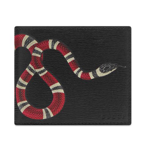 gucci animalier leather money clip|Gucci kingsnake wallet.